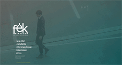 Desktop Screenshot of fek.hu